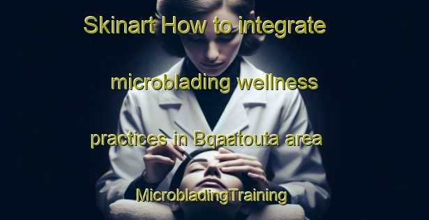 Skinart How to integrate microblading wellness practices in Bqaatouta area | #MicrobladingTraining #MicrobladingClasses #SkinartTraining-Lebanon