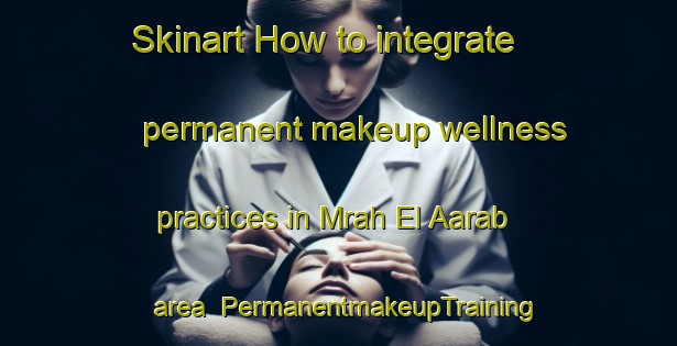 Skinart How to integrate permanent makeup wellness practices in Mrah El Aarab area | PermanentmakeupTraining | PermanentmakeupClasses | SkinartTraining-Lebanon