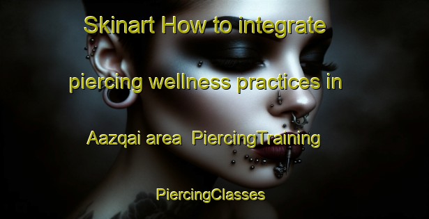 Skinart How to integrate piercing wellness practices in Aazqai area | PiercingTraining | PiercingClasses | SkinartTraining-Lebanon