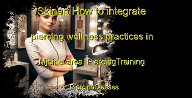 Skinart How to integrate piercing wellness practices in Mjeidel area | PiercingTraining | PiercingClasses | SkinartTraining-Lebanon