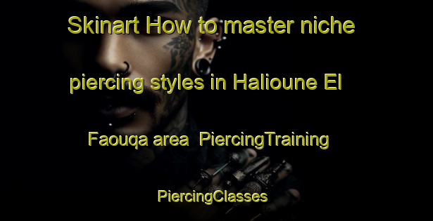 Skinart How to master niche piercing styles in Halioune El Faouqa area | PiercingTraining | PiercingClasses | SkinartTraining-Lebanon