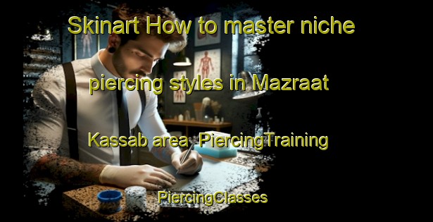 Skinart How to master niche piercing styles in Mazraat Kassab area | PiercingTraining | PiercingClasses | SkinartTraining-Lebanon