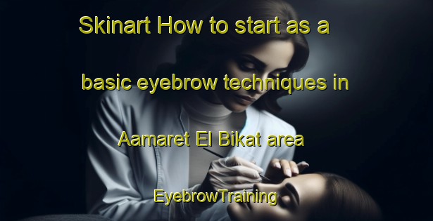 Skinart How to start as a basic eyebrow techniques in Aamaret El Bikat area | EyebrowTraining | EyebrowClasses | SkinartTraining-Lebanon