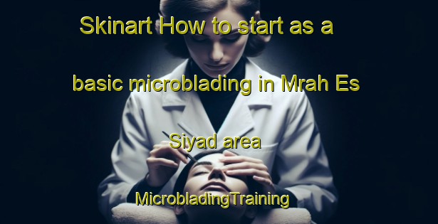 Skinart How to start as a basic microblading in Mrah Es Siyad area | MicrobladingTraining | MicrobladingClasses | SkinartTraining-Lebanon