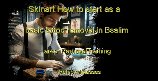 Skinart How to start as a basic tattoo removal in Bsalim area | RemovalTraining | RemovalClasses | SkinartTraining-Lebanon