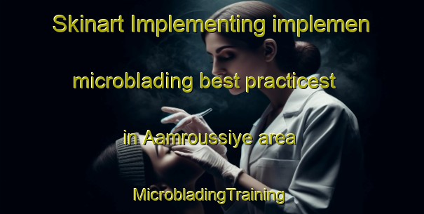 Skinart Implementing implemen microblading best practicest in Aamroussiye area | #MicrobladingTraining #MicrobladingClasses #SkinartTraining-Lebanon