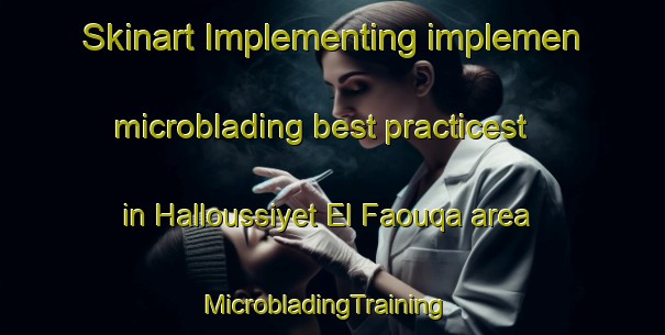 Skinart Implementing implemen microblading best practicest in Halloussiyet El Faouqa area | MicrobladingTraining | MicrobladingClasses | SkinartTraining-Lebanon