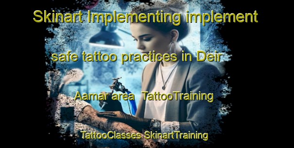 Skinart Implementing implement safe tattoo practices in Deir Aamar area | #TattooTraining #TattooClasses #SkinartTraining-Lebanon