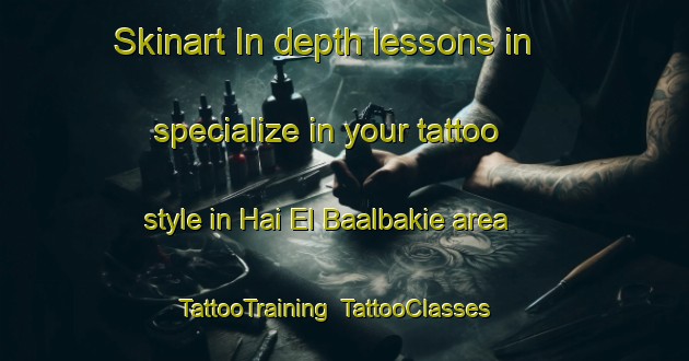 Skinart In-depth lessons in specialize in your tattoo style in Hai El Baalbakie area | TattooTraining | TattooClasses | SkinartTraining-Lebanon