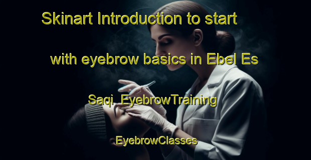 Skinart Introduction to start with eyebrow basics in Ebel Es Saqi | EyebrowTraining | EyebrowClasses | SkinartTraining-Lebanon