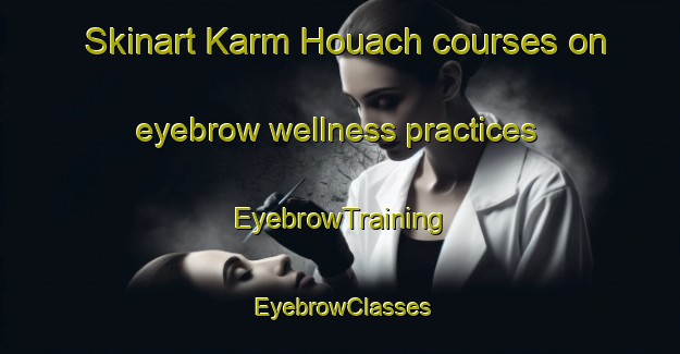 Skinart Karm Houach courses on eyebrow wellness practices | EyebrowTraining | EyebrowClasses | SkinartTraining-Lebanon