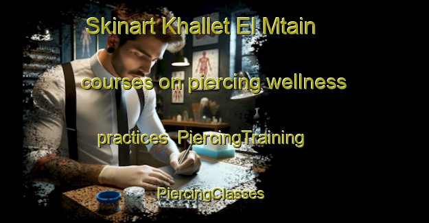 Skinart Khallet El Mtain courses on piercing wellness practices | PiercingTraining | PiercingClasses | SkinartTraining-Lebanon