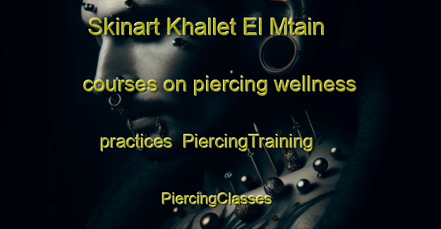 Skinart Khallet El Mtain courses on piercing wellness practices | PiercingTraining | PiercingClasses | SkinartTraining-Lebanon