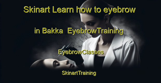 Skinart Learn how to eyebrow in Bakka | EyebrowTraining | EyebrowClasses | SkinartTraining-Lebanon