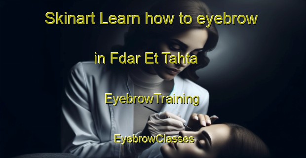 Skinart Learn how to eyebrow in Fdar Et Tahta | EyebrowTraining | EyebrowClasses | SkinartTraining-Lebanon
