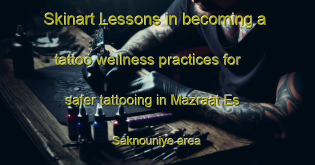 Skinart Lessons in becoming a tattoo wellness practices for safer tattooing in Mazraat Es Saknouniye area | TattooTraining | TattooClasses | SkinartTraining-Lebanon