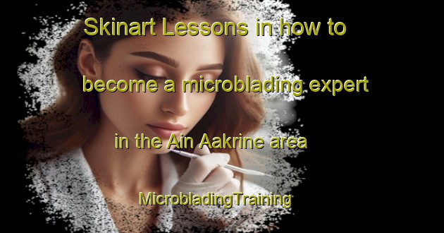 Skinart Lessons in how to become a microblading expert in the Ain Aakrine area | MicrobladingTraining | MicrobladingClasses | SkinartTraining-Lebanon