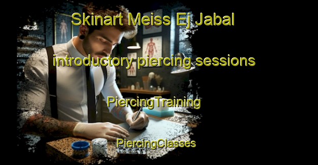 Skinart Meiss Ej Jabal introductory piercing sessions | PiercingTraining | PiercingClasses | SkinartTraining-Lebanon
