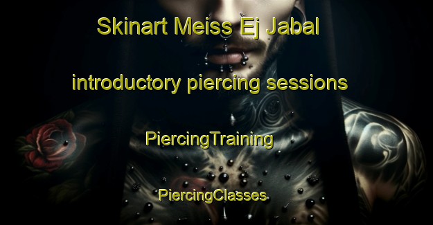 Skinart Meiss Ej Jabal introductory piercing sessions | PiercingTraining | PiercingClasses | SkinartTraining-Lebanon