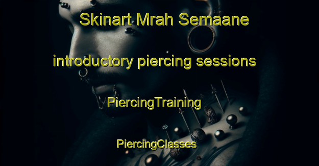 Skinart Mrah Semaane introductory piercing sessions | PiercingTraining | PiercingClasses | SkinartTraining-Lebanon