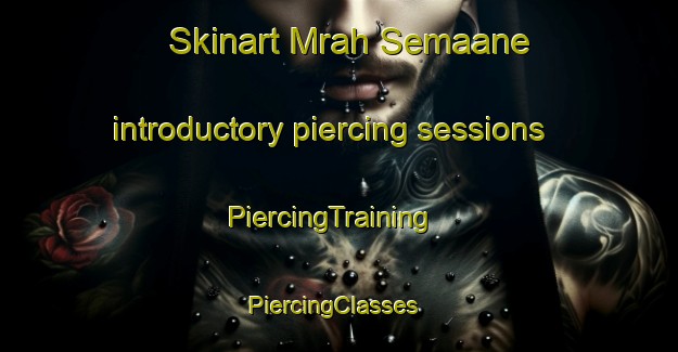 Skinart Mrah Semaane introductory piercing sessions | PiercingTraining | PiercingClasses | SkinartTraining-Lebanon