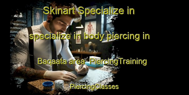 Skinart Specialize in specialize in body piercing in Baqaata area | #PiercingTraining #PiercingClasses #SkinartTraining-Lebanon