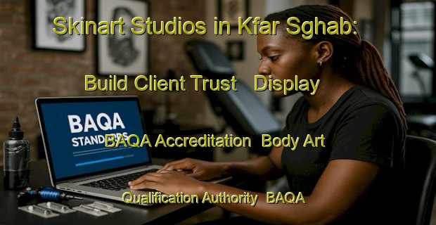 Skinart Studios in Kfar Sghab: Build Client Trust - Display BAQA Accreditation | Body Art Qualification Authority | BAQA-Lebanon