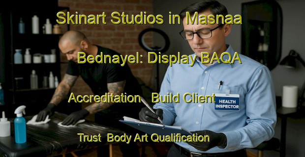 Skinart Studios in Masnaa Bednayel: Display BAQA Accreditation - Build Client Trust | Body Art Qualification Authority | BAQA-Lebanon