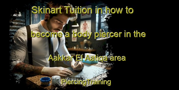 Skinart Tuition in how to become a body piercer in the Aakkar El Aatiqa area | PiercingTraining | PiercingClasses | SkinartTraining-Lebanon